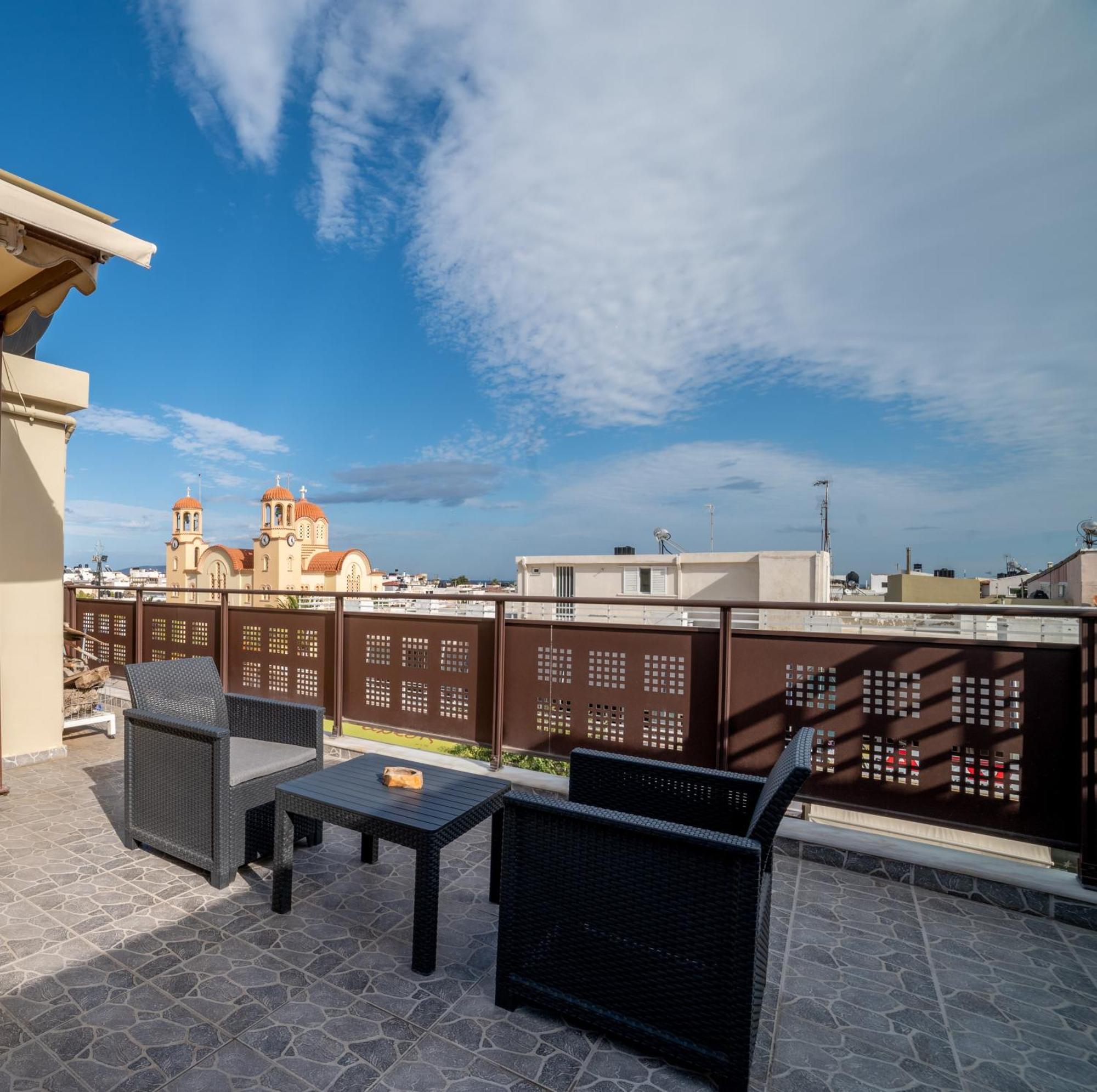 Filotimo Roofgarden Brown Apt Apartment Heraklion  Bagian luar foto